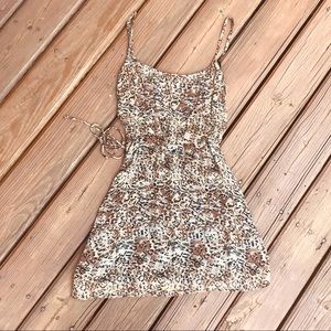 Lucy Love Animal print spaghetti strap dress used